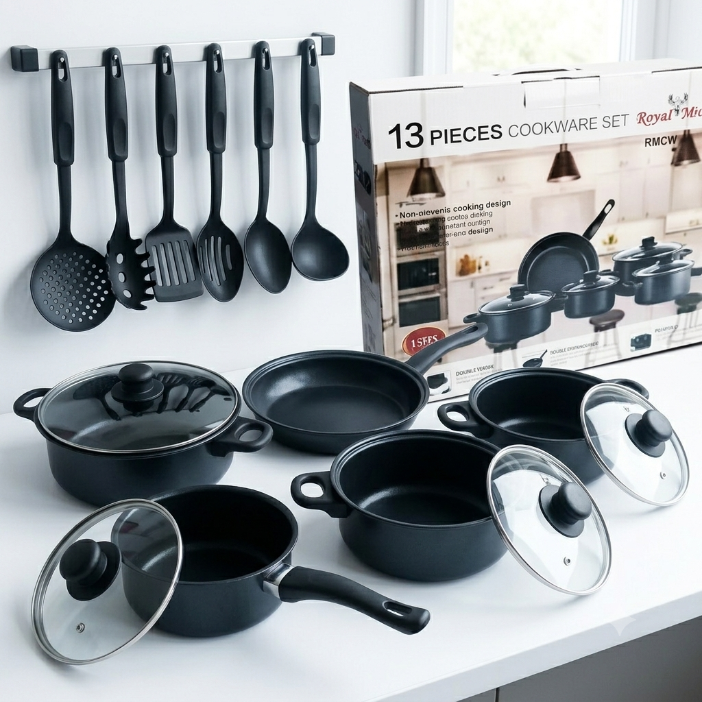 🍳 Juego de Ollas Antiadherentes 10 Piezas | Cocina como un profesional